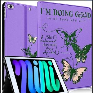 NWT T Swift inspired purple iPad‎ mini (1-5) case